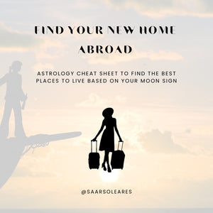 Moving Abroad Cheat Sheet ~ Free Instant Download