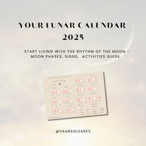 Family Moon Calendar & Guide 2025 | Instant Download