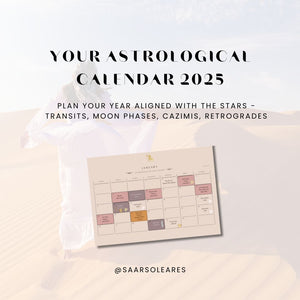 Your 2025 Astrological Calendar ~ Instant Download ✨